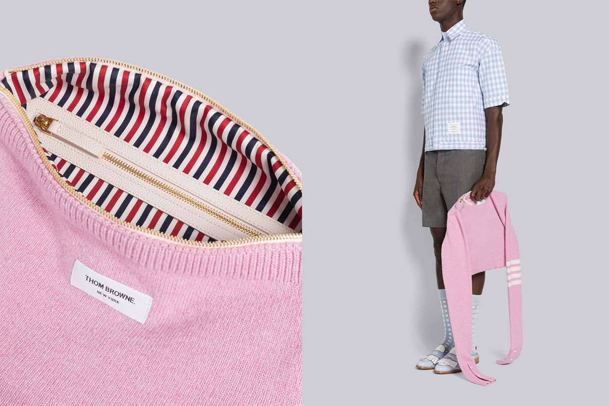 Thom Browne Sweater Neck Shoulder Bag 2023 ss