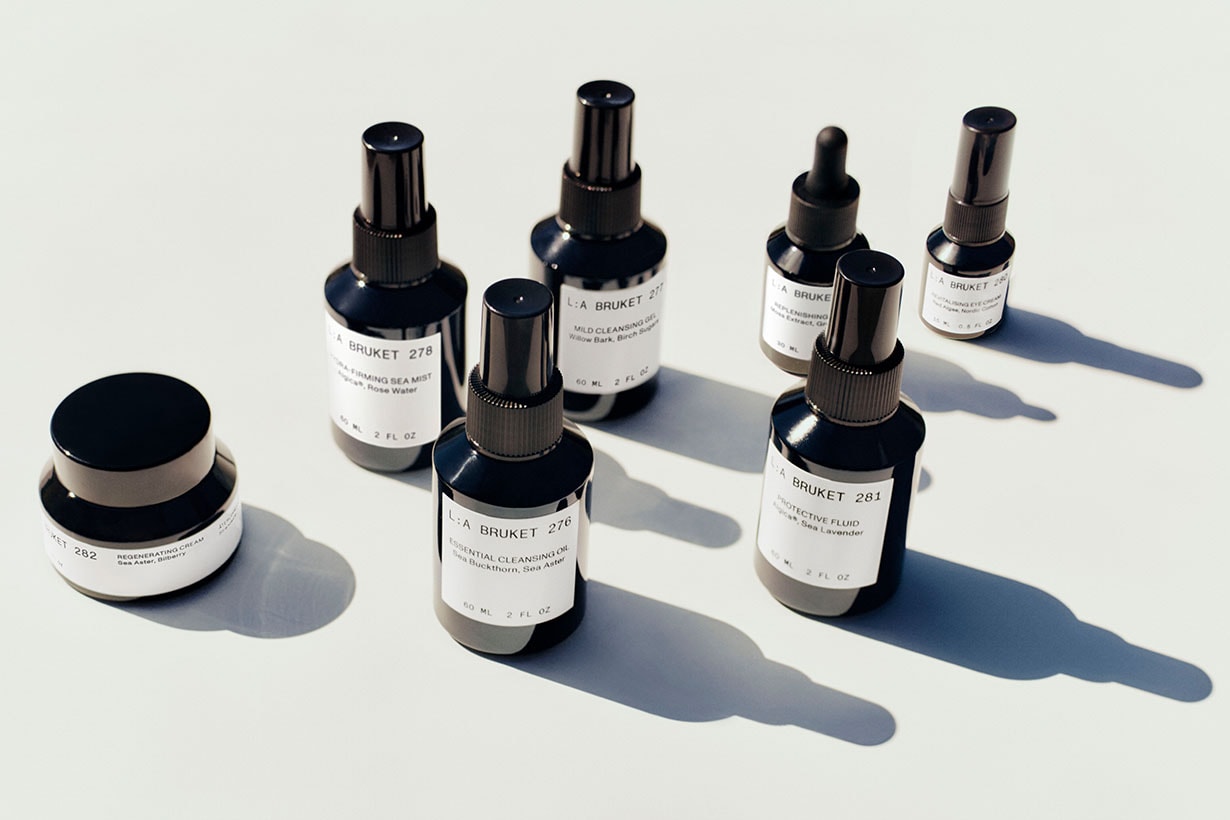 swedish brand La Bruket face care Skincare step