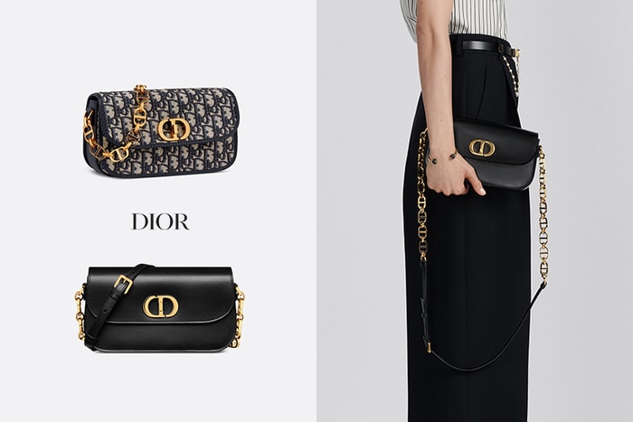 換上 CD 標誌鏈帶：Dior 圓弧翻蓋美包—30 Montaigne Avenue！