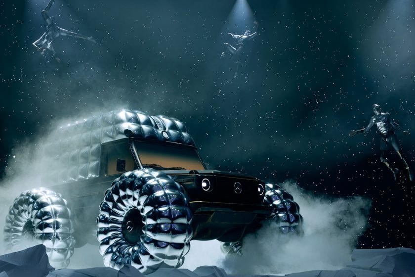 moncler genius Mercedes Benz Art collabration g class