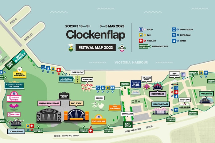 Clockenflap 完整音樂節地圖、各式精彩現場內容及體驗大公開!