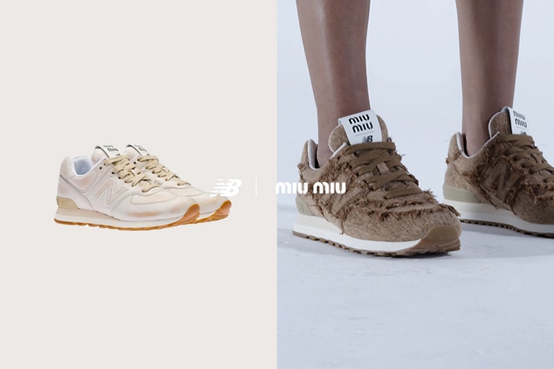 New Balance x miu miu 574 sneakers 2023 shoes