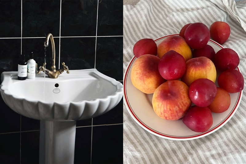 eating oranges in bathroom tiktok trend