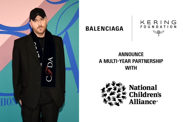 Actions speak louder than words：Balenciaga 和 Kering Foundation 宣布與全國兒童聯盟建立合作關係！