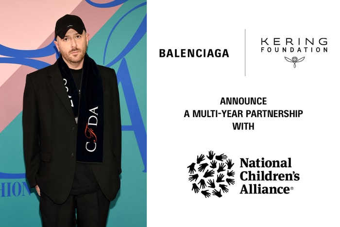 Actions speak louder than words:Balenciaga 和 Kering Foundation 宣布與全國兒童聯盟建立合作關係!