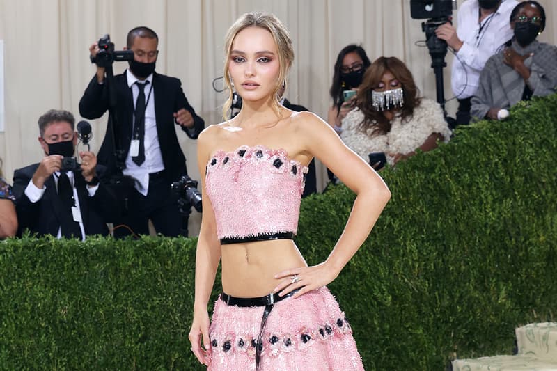 lily rose depp wore same dress Kate moss id magazine shooting
