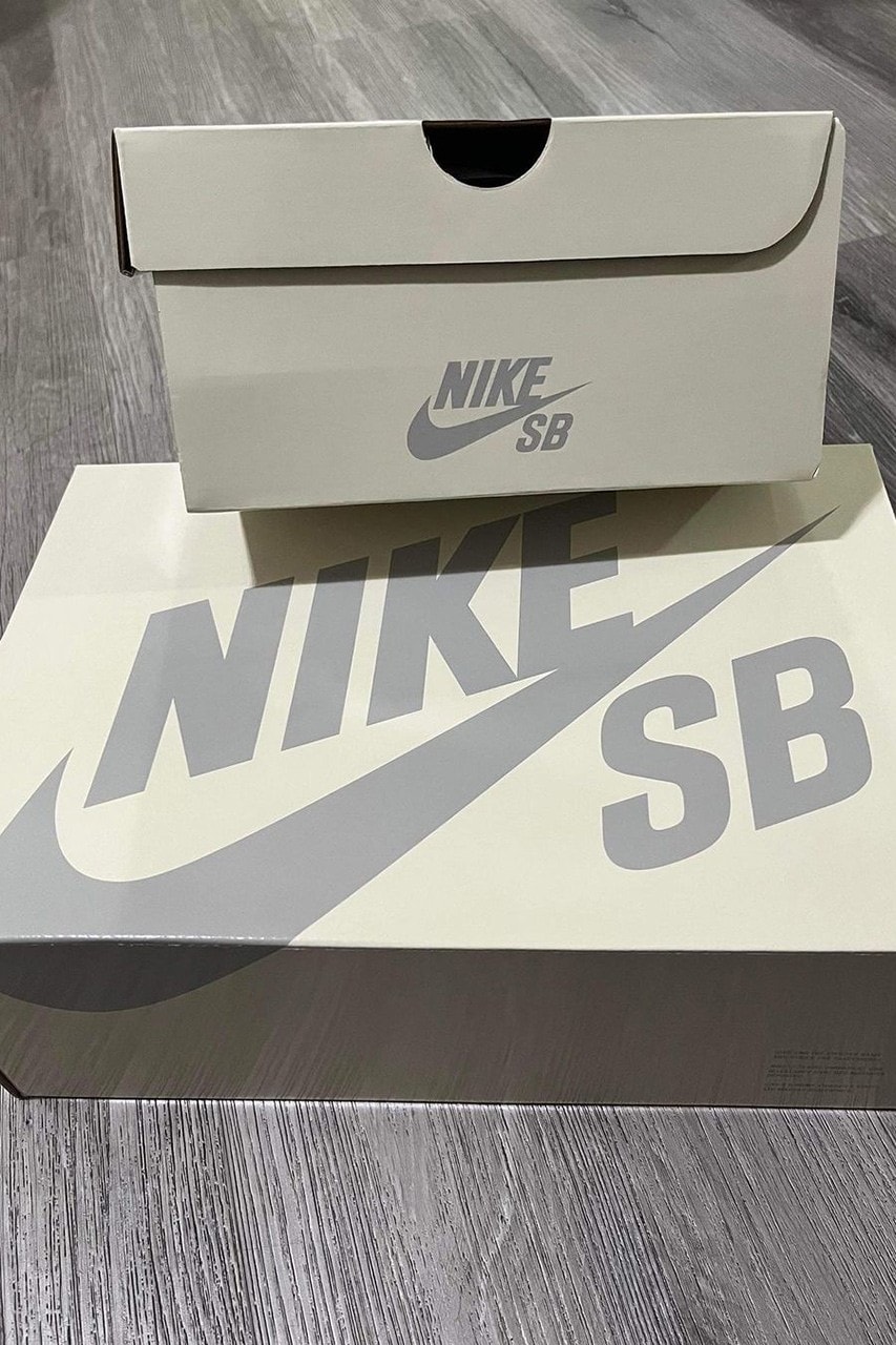 Nike SB new box 2023 Cream Gray color