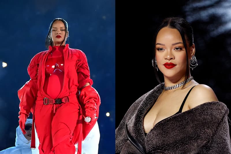 rihanna super bowl half time show backstage celebrate videos