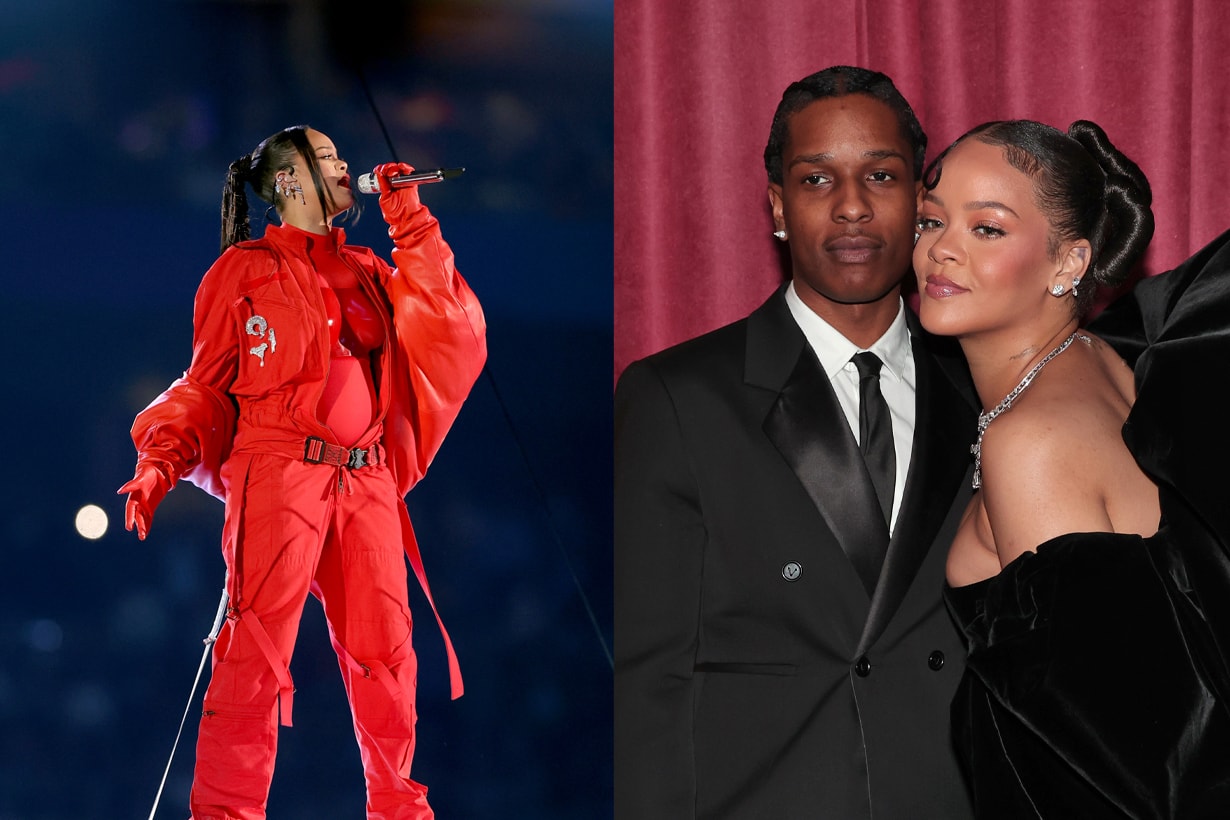 ASAP Rocky 凝視 Rihanna 的眼神：超級盃台下濃濃愛意，絕對是 Couple Goal！