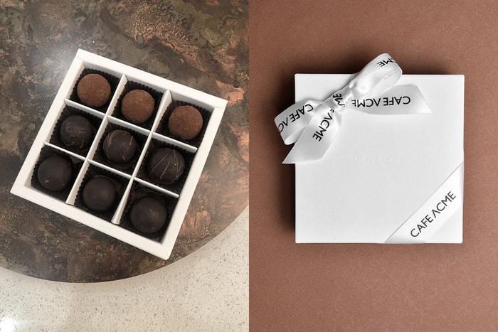 CAFE ACME 的老派浪漫：打開純白盒子，一口氣吃到 3 款法國頂級巧克力！