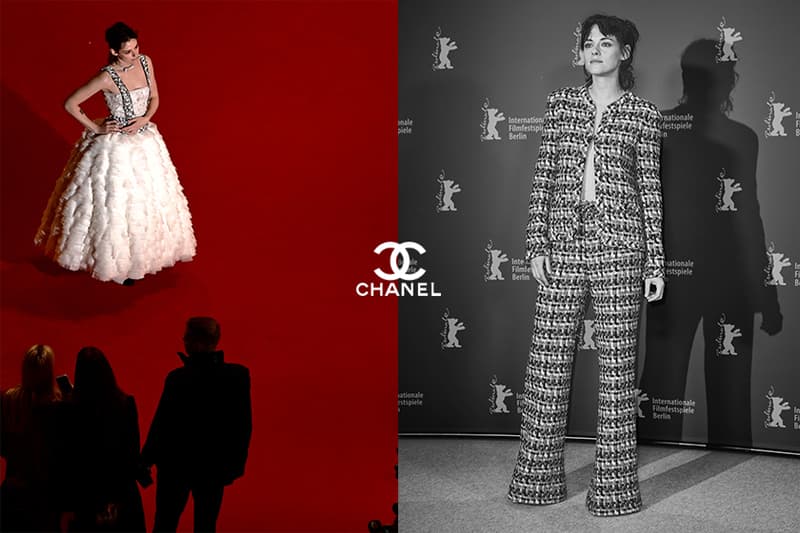 50% 率性+50% 優雅:Kristen Stewart 一連多套香奈兒,從斜紋軟呢褲裝到澎裙禮服!