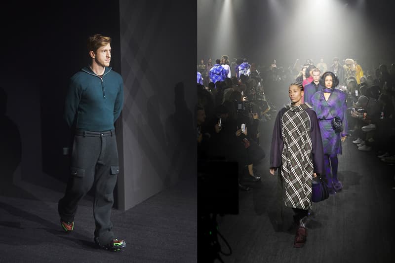 burberry daniel group shares rises after first show
