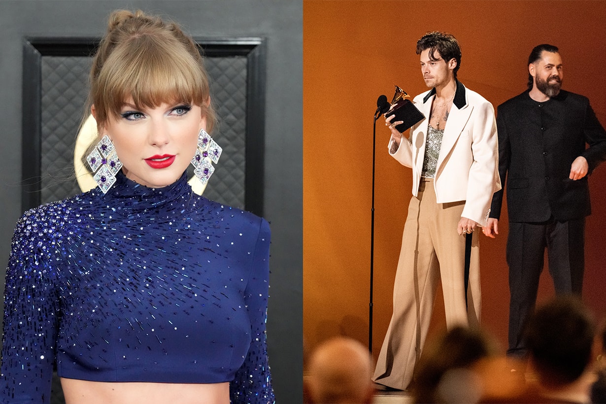 ylor swift supports harry styles grammy awards album of the year