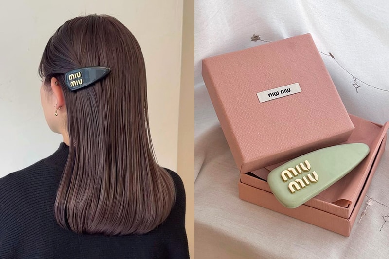 若想入手夢寐以求的 Miu Miu，時髦女生：先從這一款超可愛髮夾買起！