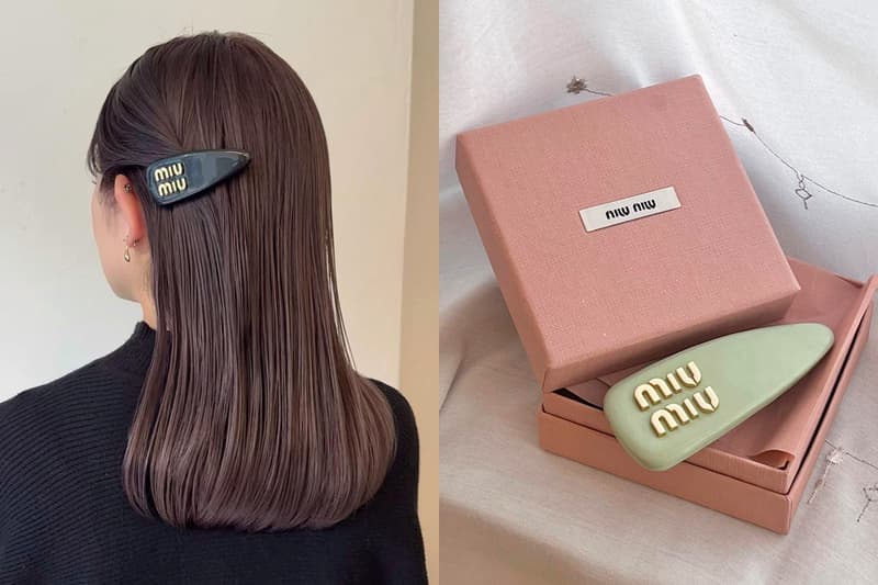 若想入手夢寐以求的 Miu Miu,時髦女生:先從這一款超可愛髮夾買起!
