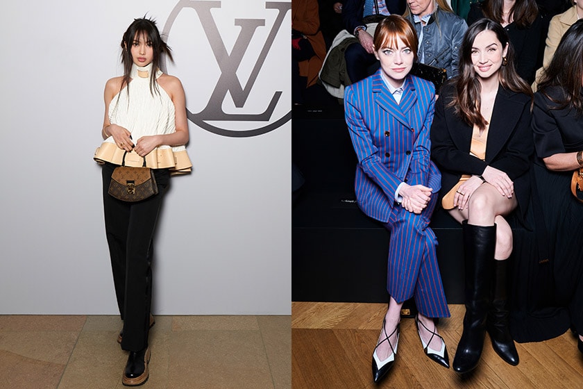 Louis Vuitton 2023 fw Celebrities Zendaya KOKI NewJeans HYEIN Emma Stone Bae Doo Na