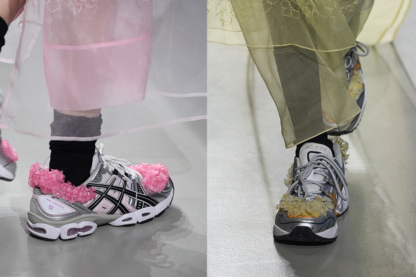 Cecilie Bahnsen x ASICS 2023 fw collaboration Sneakers PFW