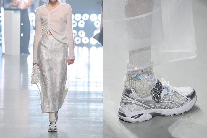大秀上引起注目:Cecilie Bahnsen x ASICS 聯名波鞋,黑白兩色點燃你的少女心!