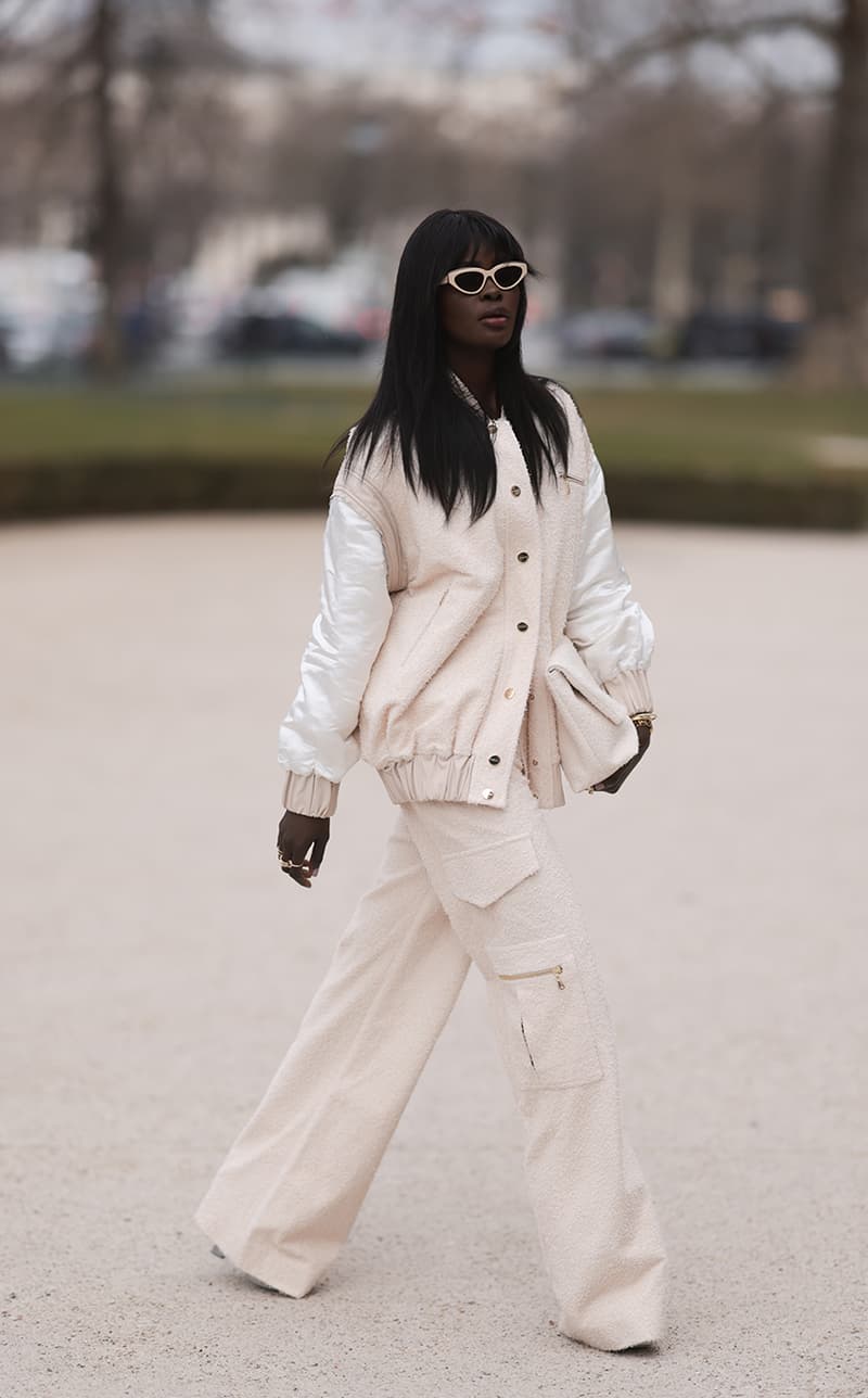 Streetsnaps Paris Fashion Week Street Style 2023 fw Spring Outfit