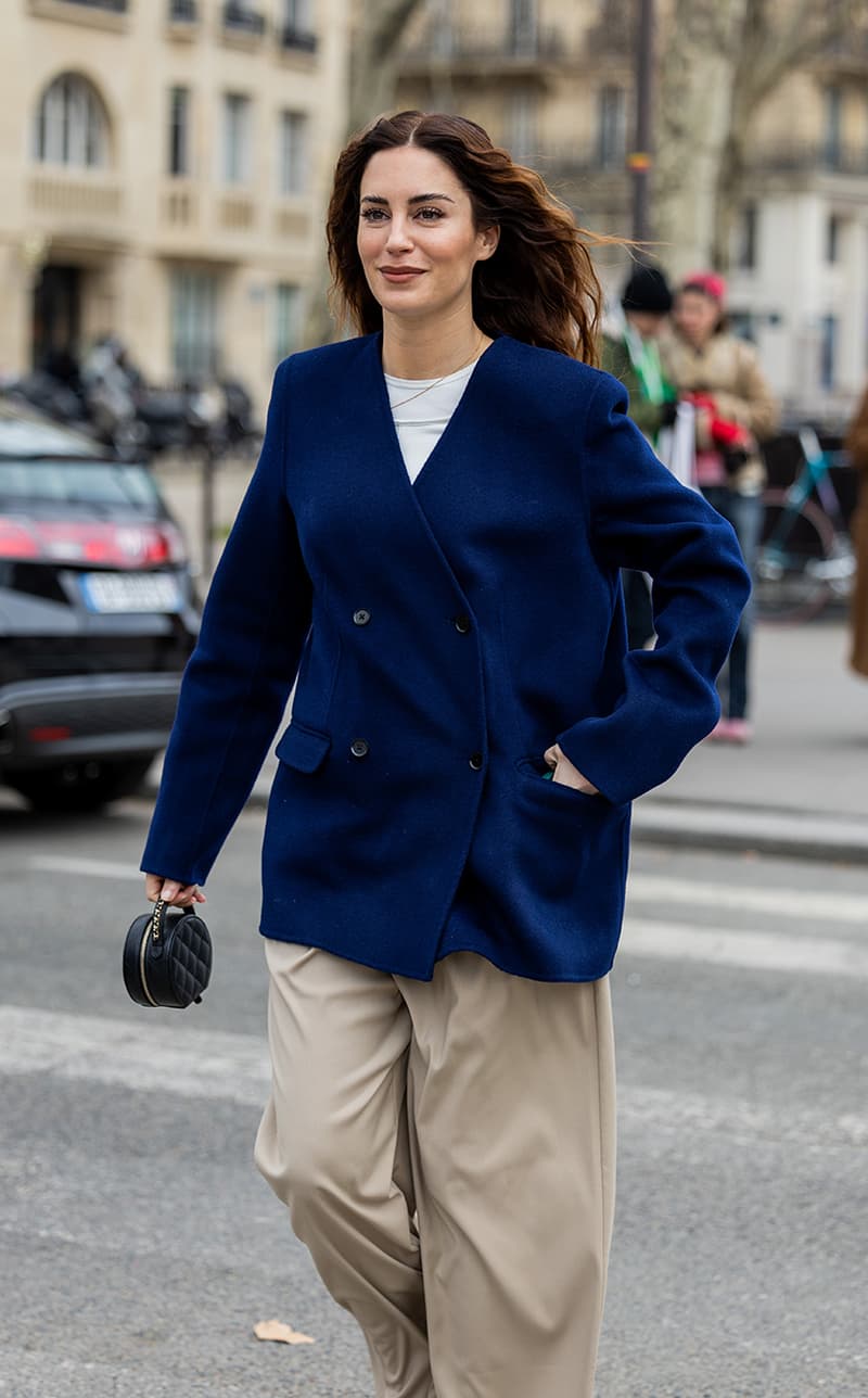 Streetsnaps Paris Fashion Week Street Style 2023 fw Spring Outfit