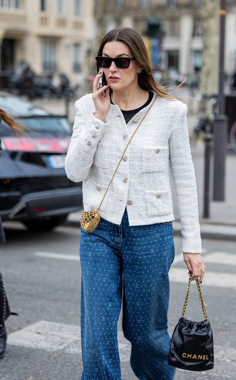 Streetsnaps Paris Fashion Week Street Style 2023 fw Spring Outfit