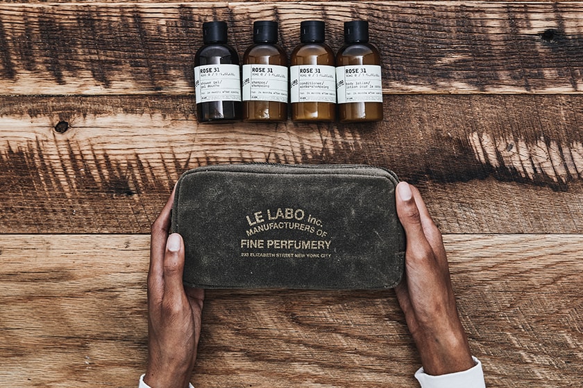 Le Labo hinoki Brown TRAVEL SET