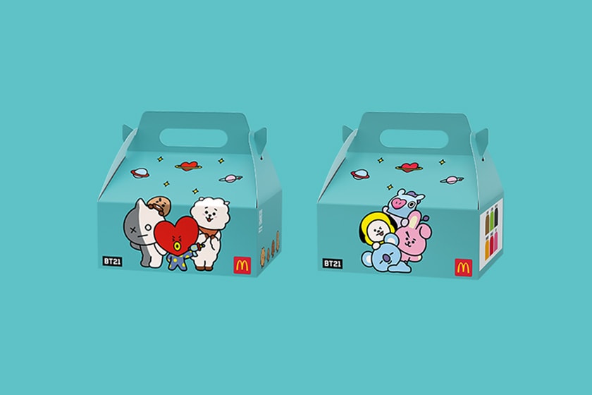 McDonalds BT21 Strawberry McFlurry Dessert 2023 release