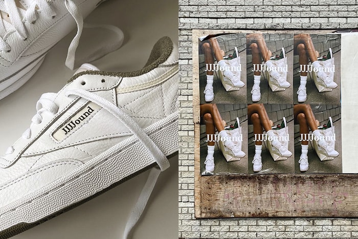 又一雙質感聯名登場:搶先看 JJJJound x Reebok 純白 Club C 合作鞋款!