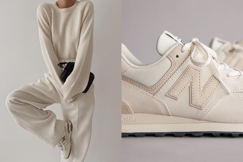 New Balance White Sneakers 2023 spring Sneaker Style