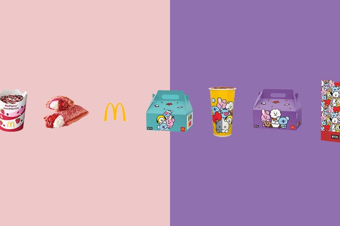 不再只有日本限定:McDonald's 草莓系列甜點+BT21 限定包裝同時登場!