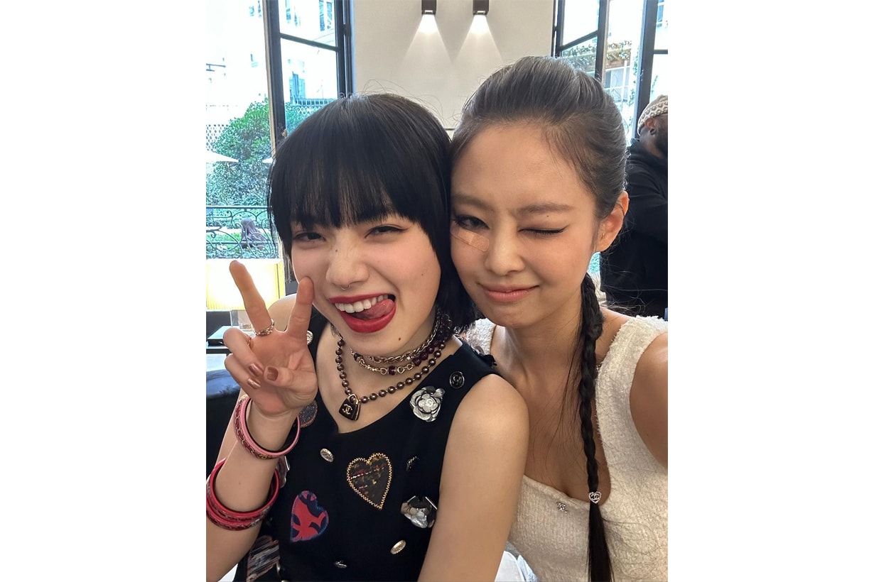 blackpink jennie meeting komatsu nana chanel 23fw show pfw