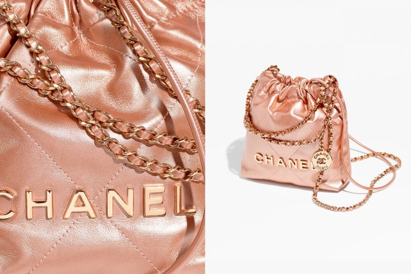 chanel 22 mini size price detail euro nt dollar 2023 all colors pearl