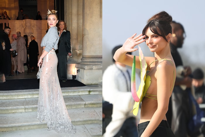 敞開的洋裝、透視紗裙... 巴黎時裝周上，挑戰性感尺度邊緣的 3 位女星！