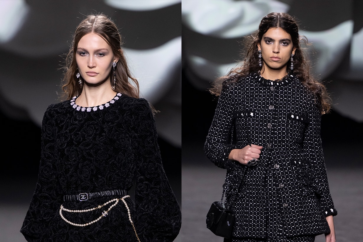 chanel 23fw pfw half up hairstyles hair styling tips
