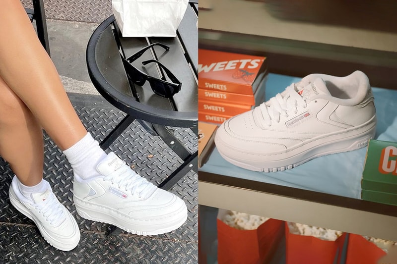 Reebok 復古網球鞋 Club C Extra：不會太誇張的厚底波鞋，偷偷把你的雙腿變長！