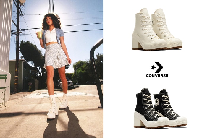 搭配時還在煩惱穿運動鞋還是高跟鞋?Converse 直接幫你二合為一!