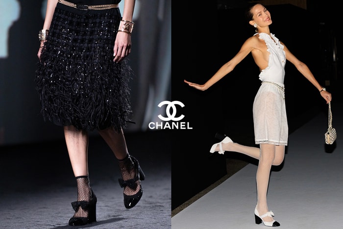 將雙色鞋繫上蝴蝶結:6 雙 CHANEL 網狀襪靴,一登場就惹人心動!