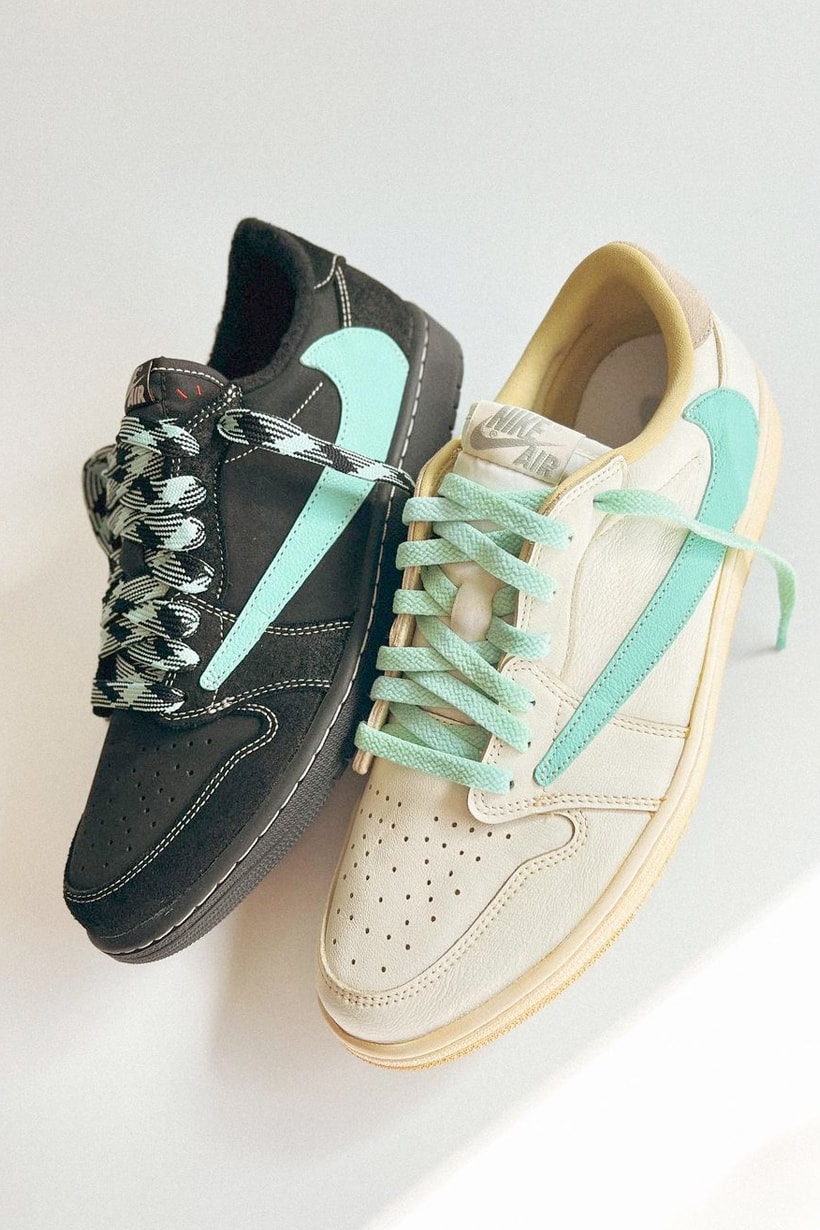 Travis Scott x Air Jordan 1 Low Tiffany Huy Le customize