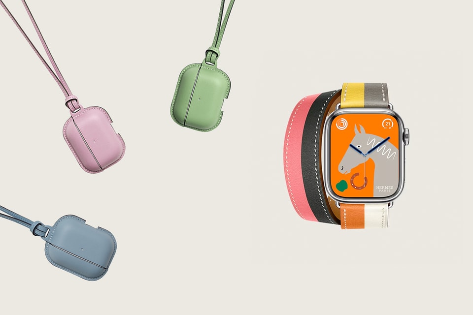 心已屬於粉彩色AirPods 保護套，Hermès 新推出Apple 配件 14 款一次登場！ - POPBEE