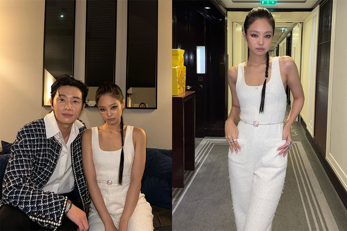 Jennie 與朴敘俊在 Chanel 時裝騷的對話曝光,原來這就是雙方爆笑的原因!