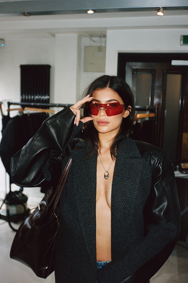 PFW Kylie Jenner Coperni 2023 fw Backstage style