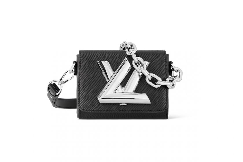 louis vuitton handbags XL 2023 ss key bell Name Tag Pochette Dauphine Twist S-Lock price details