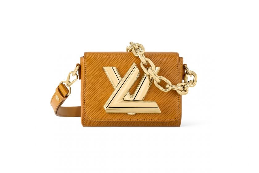 louis vuitton handbags XL 2023 ss key bell Name Tag Pochette Dauphine Twist S-Lock price details