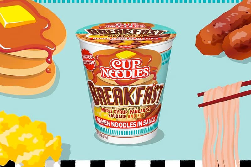 nissin cup noodle breakfast new flavor