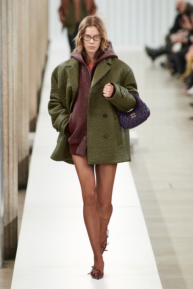 Paris Fashion Week Miu Miu Miuccuia Prada 2023 fw