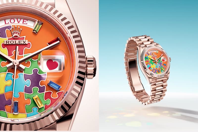 rolex Oyster Perpetual Day-Date 36 emoji heart jigsaw Watches and Wonders 2023