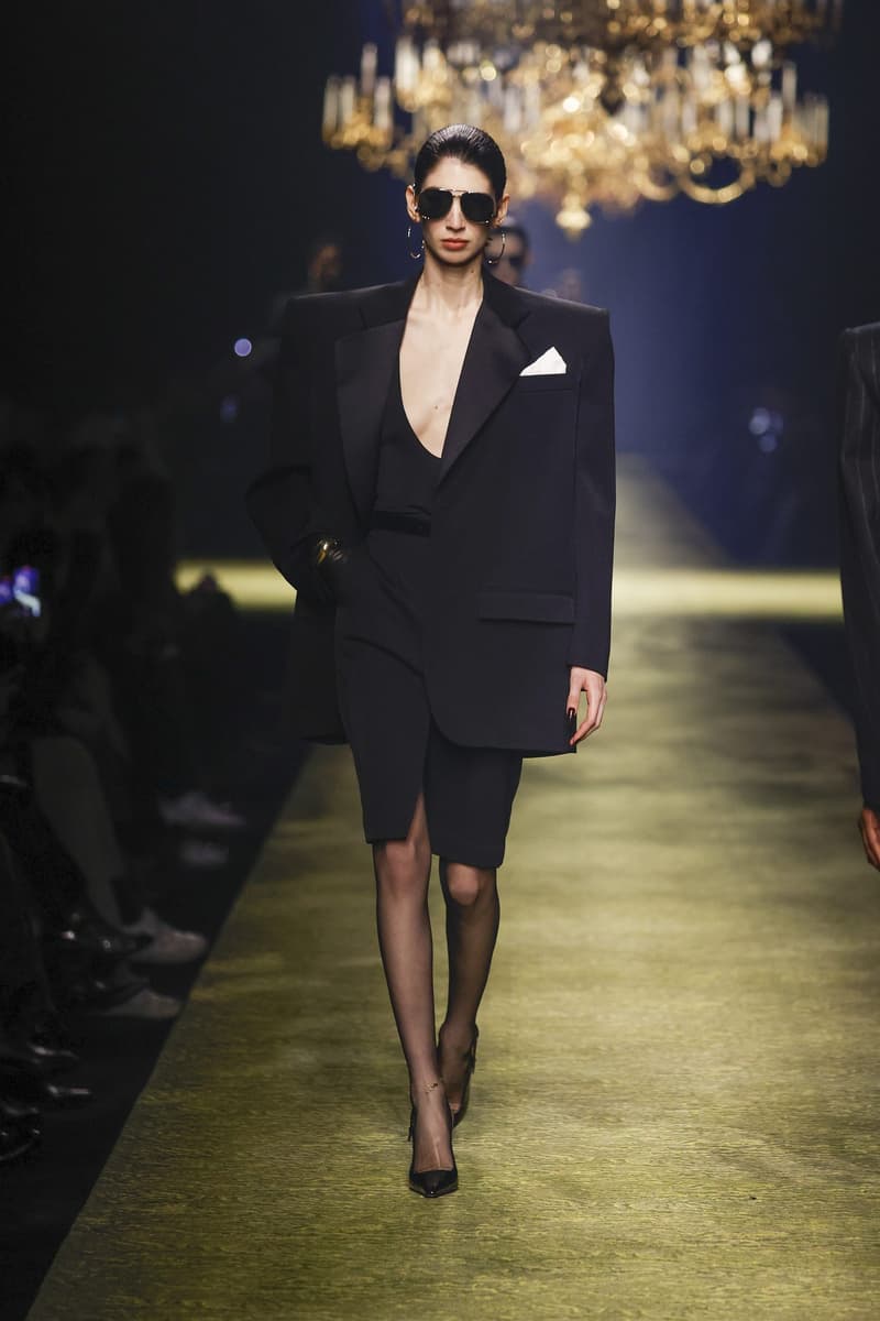 Saint Laurent 2023fw fashion show PFW