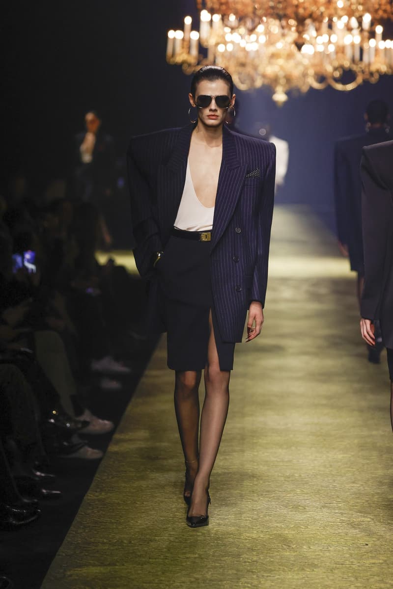 Saint Laurent 2023fw fashion show PFW