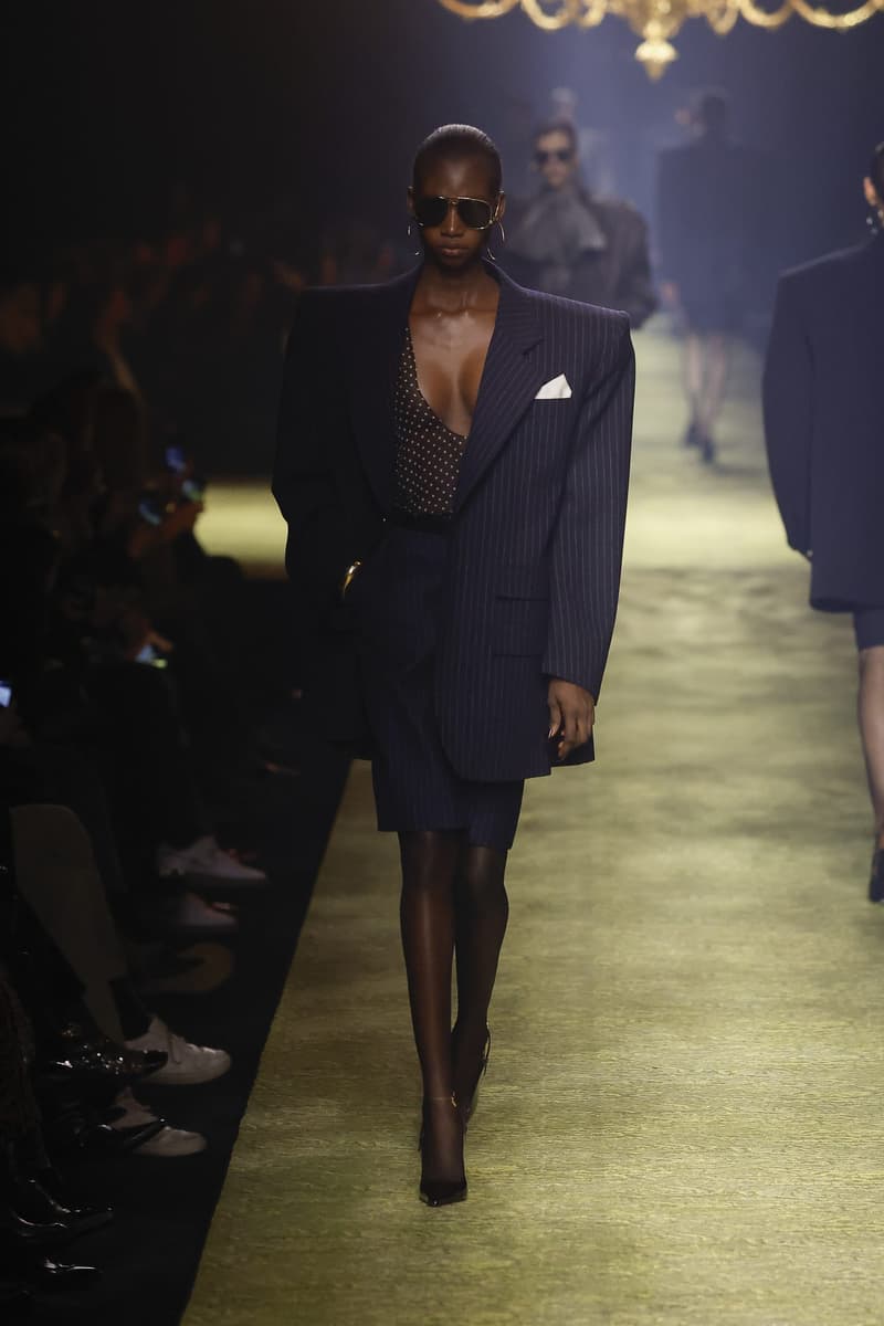 Saint Laurent 2023fw fashion show PFW