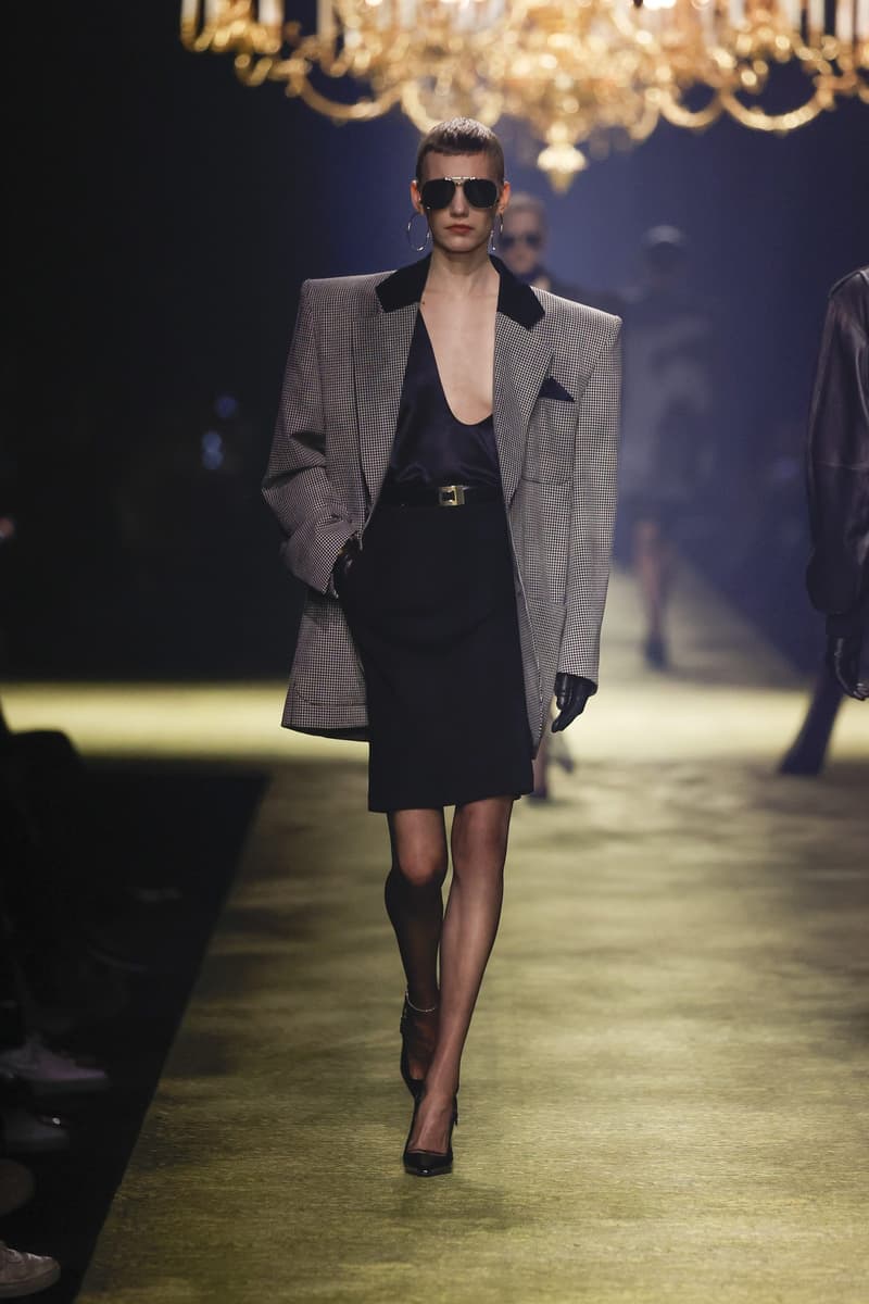 Saint Laurent 2023fw fashion show PFW